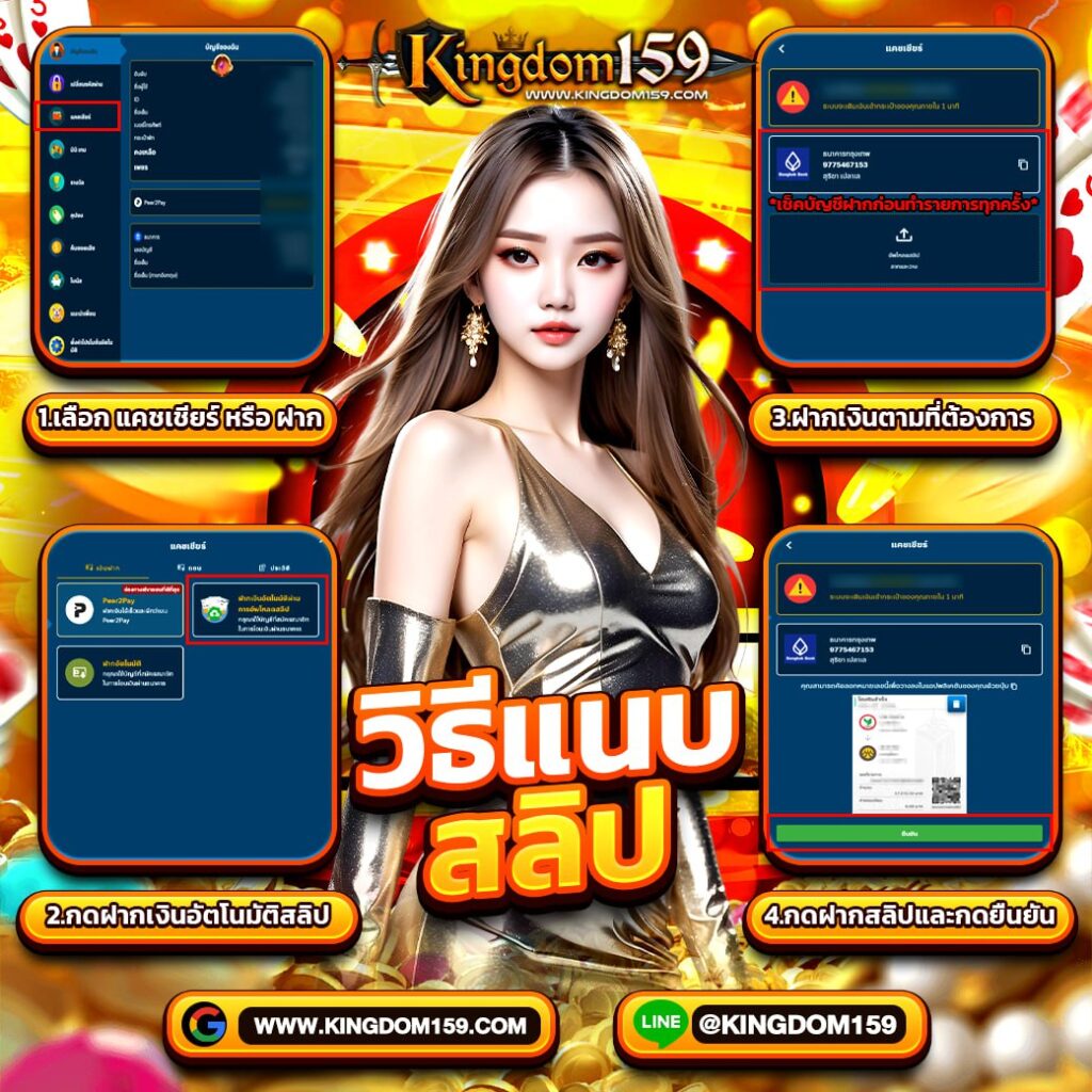 วิธีแนบสลิป